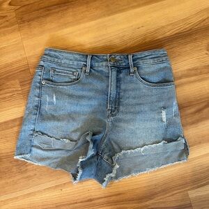 Good American Denim Blue Women's Shorts